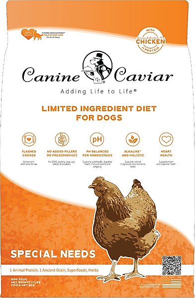 Canine Caviar Special Needs Alkaline Holistic Entree Dry Dog Food