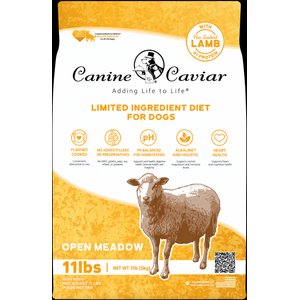 Canine Caviar Open Meadow Lamb Limited Ingredient Diet Alkaline Dry Dog Food, 11-lb bag