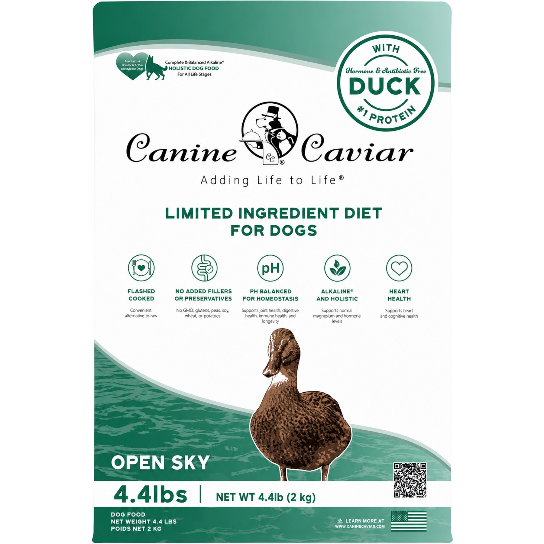 Canine Caviar Holistic Open Sky Dry Dog Food, 4.4-lb bag