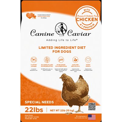 Canine Caviar Canine Caviar Special Needs Chicken Limited Ingredient Diet Alkaline Dry Dog Food, 22-lb bag