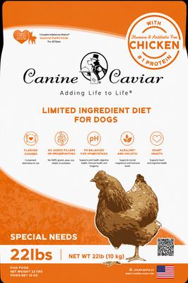 CANINE CAVIAR Special Needs Chicken Limited Ingredient Diet