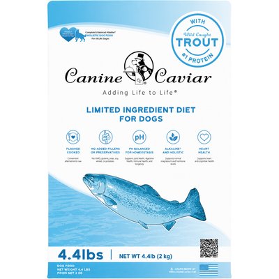 Canine Caviar Canine Caviar Special Needs Trout Limited Ingredient Alkaline Entrée Non-GMO Dry Dog Food, 4.4-lb bag