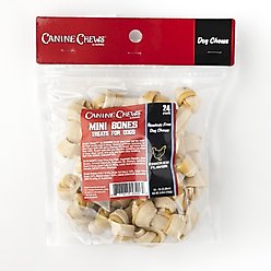 Canine Chews 2 to 3-inch Mini Dog Bones Chicken Flavored Dog Chews, 24 count slide 2 of 5