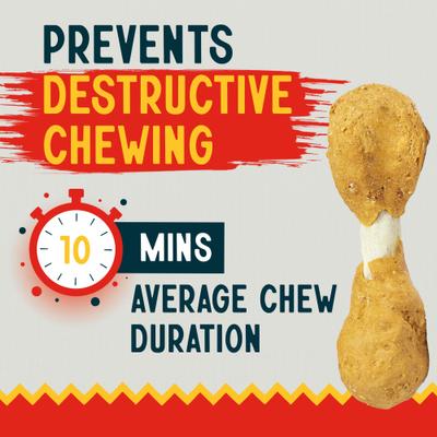 Show full view: Canine Chews 3-inch Munchy Dumbbell Chicken Flavor Dental Dog Chews, 100 count slide 3 of 8