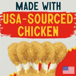 Canine Chews 3-inch Munchy Dumbbell Chicken Flavor Dental Dog Chews, 45 count slide 2 of 7