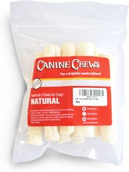 Canine Chews 5-6-inch Premium Chip Rolls Natural Beef Flavor Dental Dog Chews, 8 count