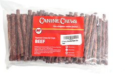 Canine Chews 5-inch Rawhide Munchy Beef Flavor Dental Dog Chews, 100 count