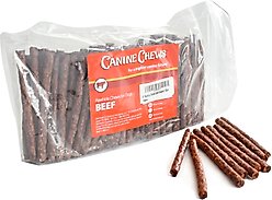 Canine Chews 5-inch Rawhide Munchy Beef Flavor Dental Dog Chews, 100 count slide 2 of 5