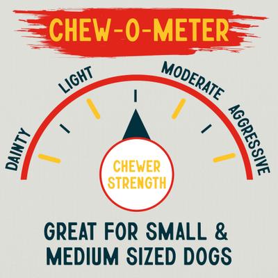 Show full view: Canine Chews 5-inch Rawhide Twist Chicken Flavor Dental Dog Chews, 100 count slide 7 of 8