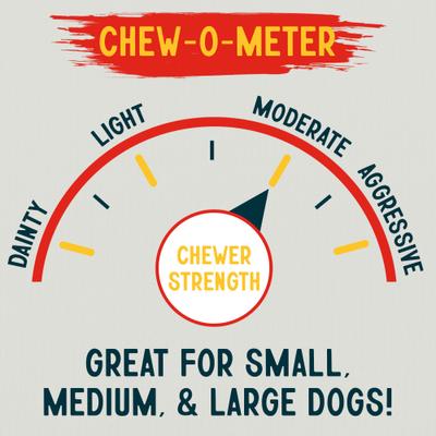 Show full view: Canine Chews Natural Premium Thick Cut Rawhide Chips Beef Flavor Dental Dog Chews
, 84 count slide 7 of 9