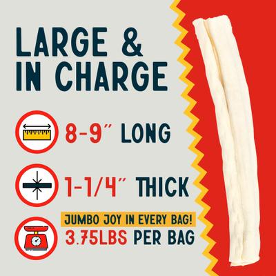 Show full view: Canine Chews Premium Beefhide Rawhide Chews Dog Treats, 15 count slide 4 of 8