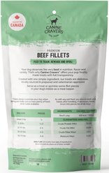 Canine Cravers Premium Beef Fillets Dehydrated Dog Treats, 5.3-oz pouch slide 2 of 8