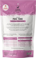 Canine Cravers Tender Pork Thins Dehydrated Dog Treats, 5.3-oz pouch slide 2 of 7