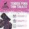 Show in main carousel: Canine Cravers Tender Pork Thins Dehydrated Dog Treats, 5.3-oz pouch slide 6 of 10