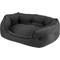 Show in main carousel: Arlee Home & Pet by Arlee Cozy Orthopedic Eco-Friendly Bolster Dog & Cat Bed, Black, Small slide 4 of 5
