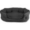 Show in main carousel: Arlee Home & Pet by Arlee Cozy Orthopedic Eco-Friendly Bolster Dog & Cat Bed, Black, Small slide 3 of 5