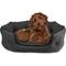Show in main carousel: Arlee Home & Pet by Arlee Cozy Orthopedic Eco-Friendly Bolster Dog & Cat Bed, Black, Small slide 2 of 5