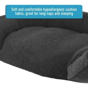 Arlee Home & Pet by Arlee Orthopedic Chew Resistant Eco-Friendly Memory Foam Bolster Dog & Cat Bed, Medium