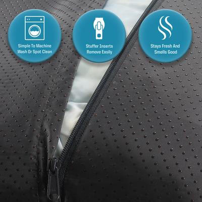 Show full view: Arlee Home & Pet Cozy Orthopedic Bolster Dog Bed, Gray, Small slide 9 of 11