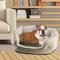 Show in main carousel: Arlee Home & Pet Cozy Orthopedic Bolster Dog Bed, Sand, Small slide 1 of 11