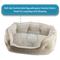 Show in main carousel: Arlee Home & Pet Cozy Orthopedic Bolster Dog Bed, Sand, Small slide 8 of 11