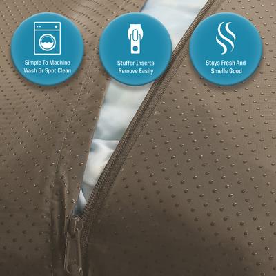 Show full view: Arlee Home & Pet Cozy Orthopedic Bolster Dog Bed, Sand, Small slide 9 of 11