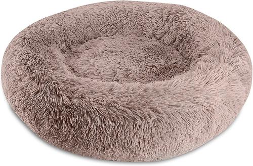 Show full view: Arlee Home & Pet Donut Orthopedic Bolster Dog Bed, Blush, Small slide 4 of 11