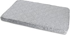 Arlee Home & Pet Memory Foam Dog Crate Mat, Charcoal, Large