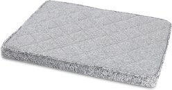 Arlee Home & Pet Memory Foam Dog Crate Mat, Charcoal, Small