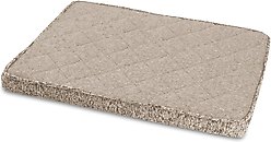 Arlee Home & Pet Memory Foam Dog Crate Mat, Cocoa, Small