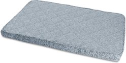 Arlee Home & Pet Memory Foam Dog Crate Mat, Stone Blue, Large