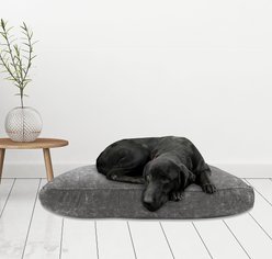 Arlee Home & Pet Orthopedic Pillow Dog Bed, Dark Gray, Large