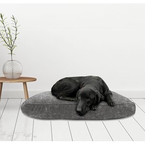 Arlee Home & Pet Orthopedic Pillow Dog Bed, Dark Gray, Large