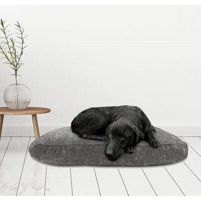 Arlee Home & Pet Arlee Home & Pet Orthopedic Pillow Dog Bed, Dark Gray, Large