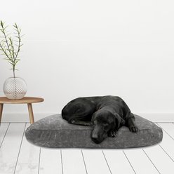 Arlee Home & Pet Orthopedic Pillow Dog Bed, Dark Gray, Medium