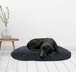 Arlee Home & Pet Orthopedic Pillow Dog Bed, Denim, Large