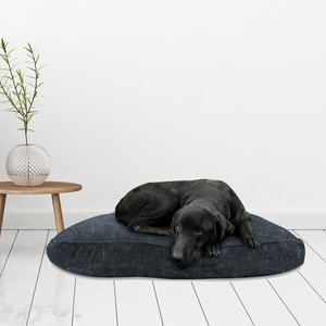 Arlee Home & Pet Orthopedic Pillow Dog Bed, Denim, Medium