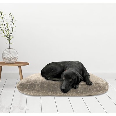 Arlee Home & Pet Arlee Home & Pet Orthopedic Pillow Dog Bed, Tan, Large