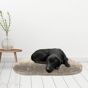 Arlee Home & Pet Orthopedic Pillow Dog Bed, Tan, Medium