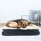 Show in main carousel: Arlee Home & Pet Orthopedic Pillow Topper Dog Bed, Blue, Large slide 1 of 4