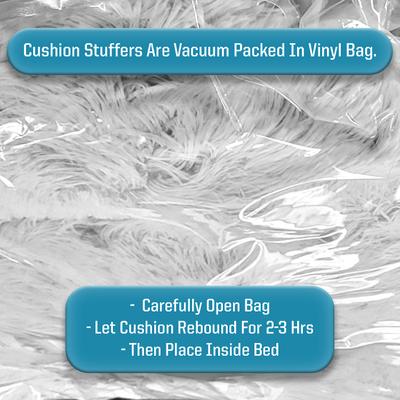 Show full view: Arlee Home & Pet Orthopedic Pillow Topper Dog Bed, Blue, X-Large slide 9 of 11