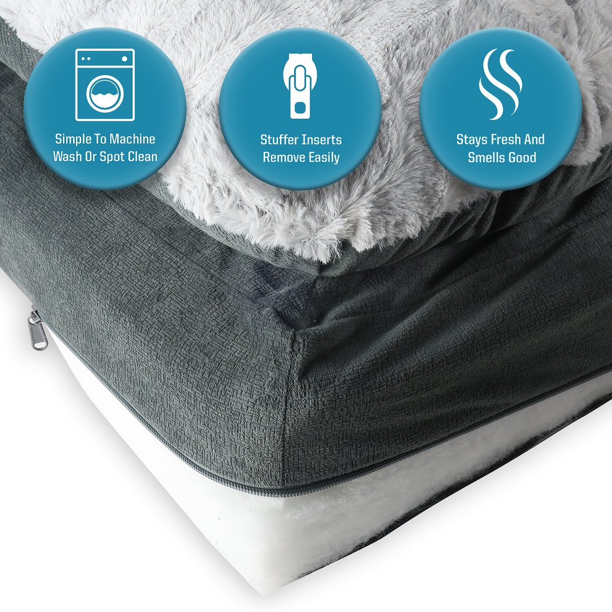 Arlee Home & Pet Orthopedic Pillow Dog Bed