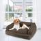 Show in main carousel: Arlee Home & Pet Orthopedic Sofa Dog Bed, Brown, Medium slide 1 of 12