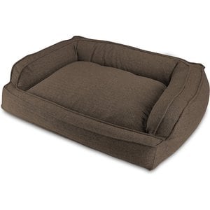 Arlee Home & Pet Orthopedic Sofa Dog Bed, Brown, Medium