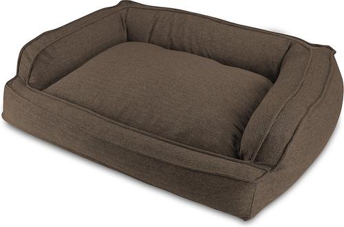 Show full view: Arlee Home & Pet Orthopedic Sofa Dog Bed, Brown, Medium slide 4 of 12