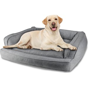 Arlee Home & Pet Orthopedic Sofa Dog Bed, Drizzle Gray, Large