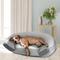 Show in main carousel: Arlee Home & Pet Step In Orthopedic Bolster Dog Bed, Charcoal, Large slide 1 of 11