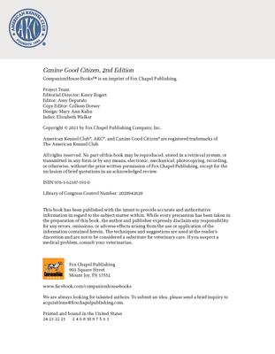 Show full view: Canine Good Citizen, The Official AKC Guide slide 6 of 9