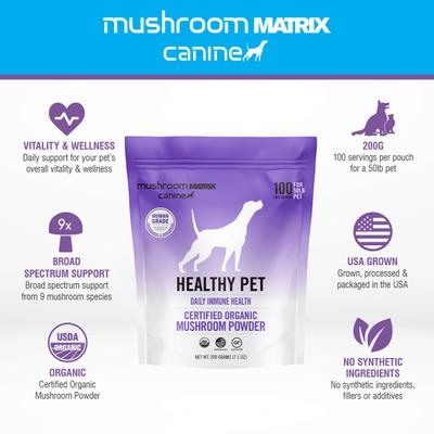 Show full view: Canine Matrix Healthy Pet Daily Immune Support Dog Supplement, 7.1-oz pouch slide 4 of 4