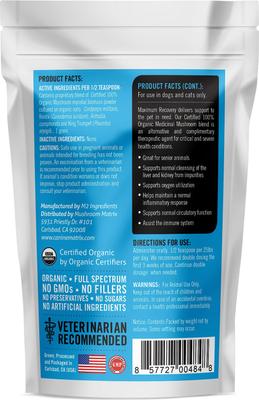 Show full view: Canine Matrix Maximum Recovery Restorative Care Senior Support Dog Supplement, 3.5-oz bag slide 3 of 4